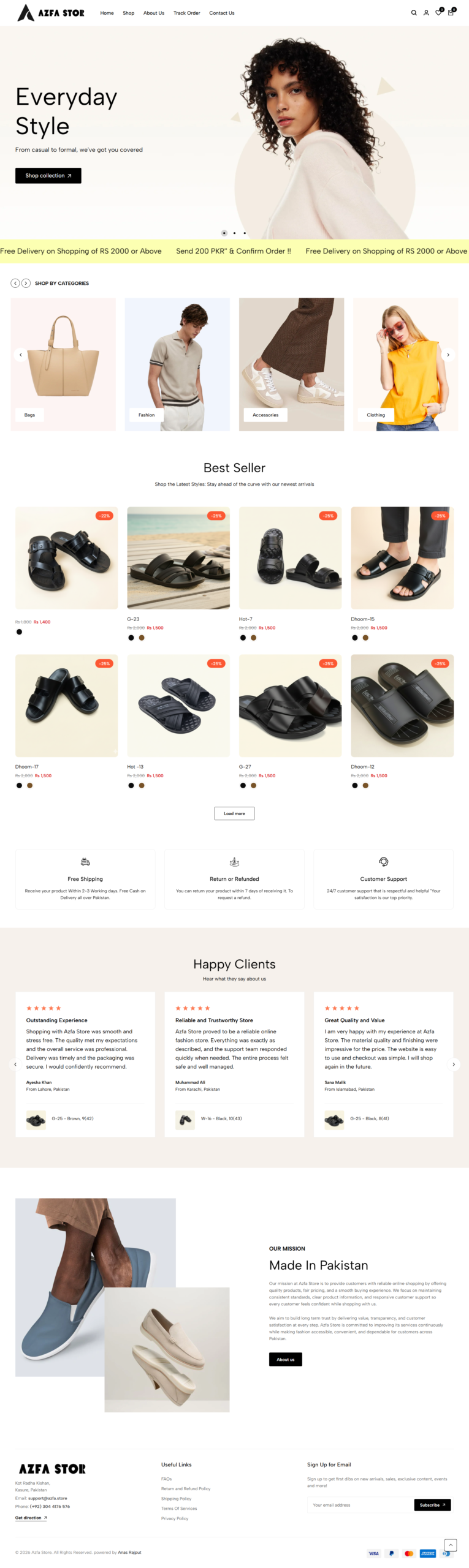 AZFA Store screenshot